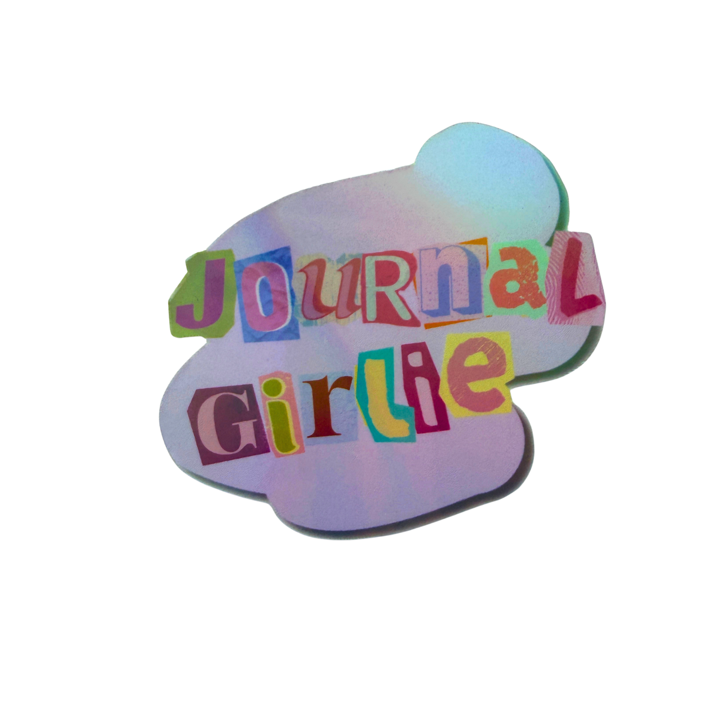 Journal Girlie Die Cut Sticker