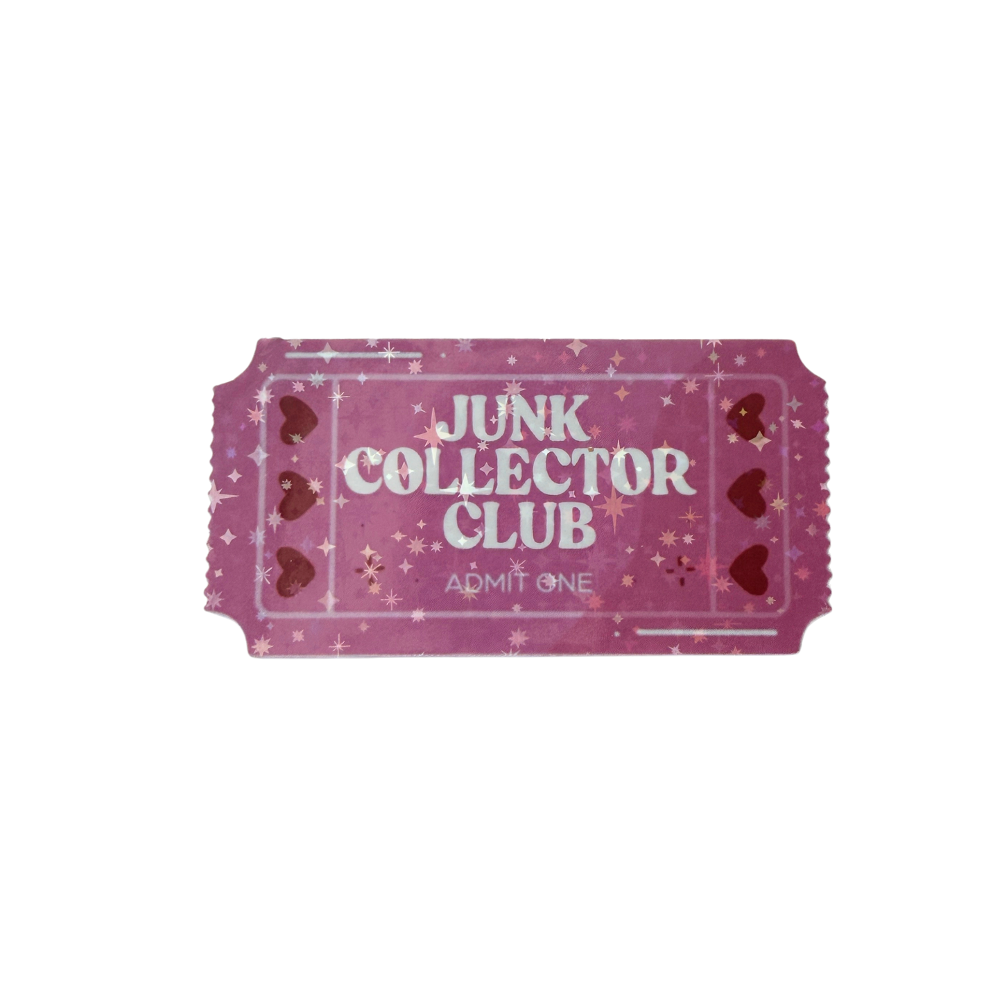 Junk Collector Club Die Cut Sticker