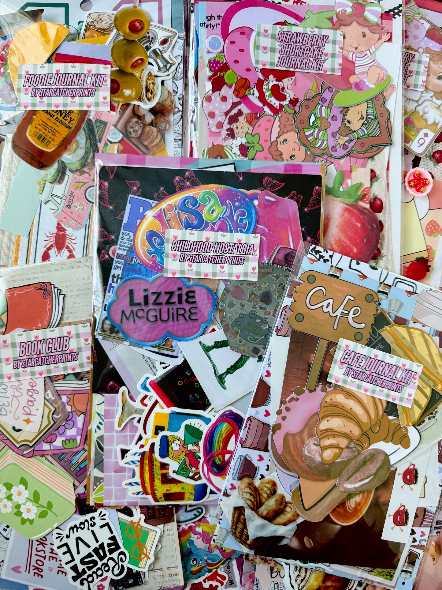 Childhood Nostalgia Junk Journal Kit