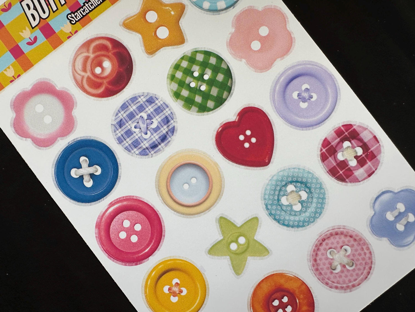 Button Me Up Sticker Sheet