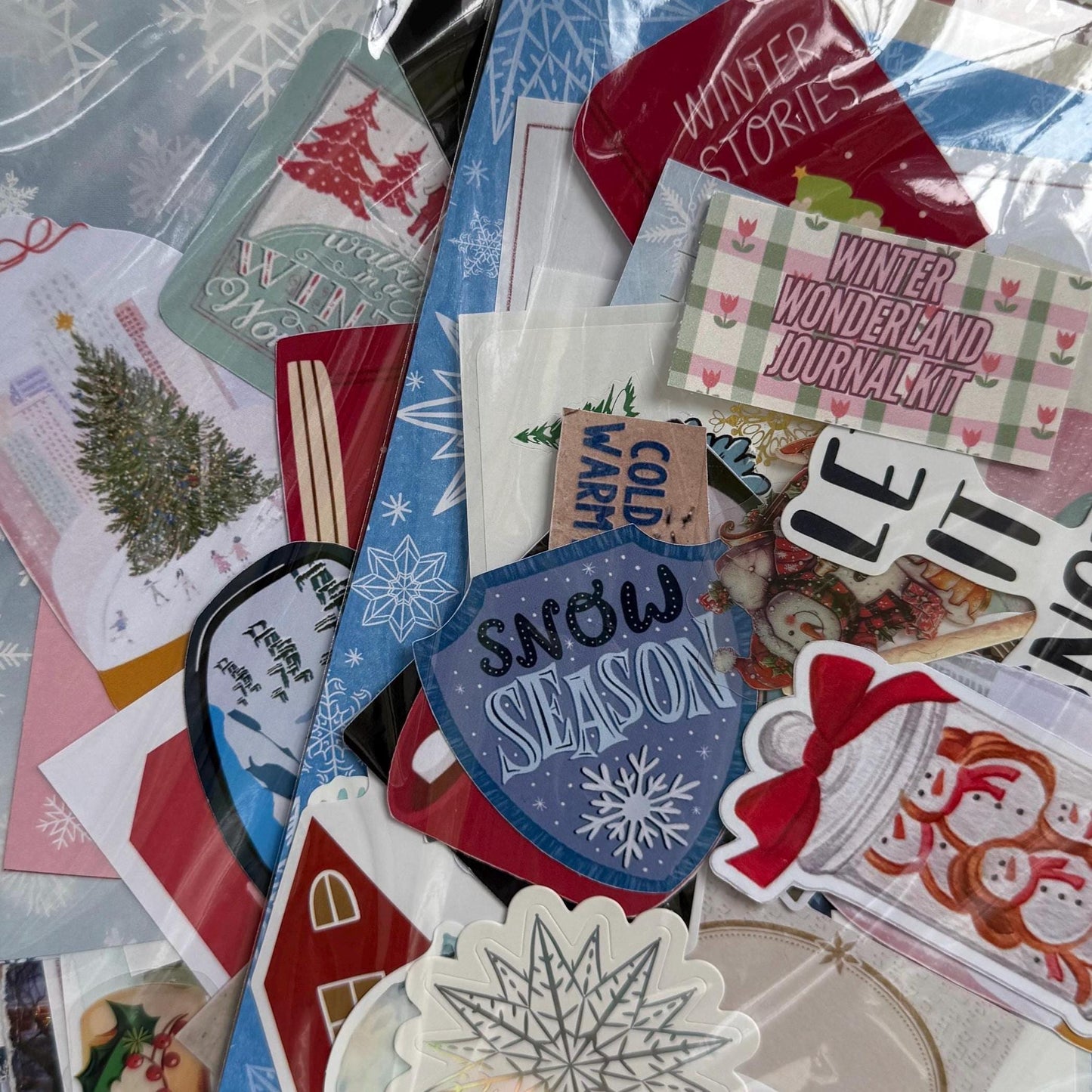 Winter Wonderland Junk Journal Kit
