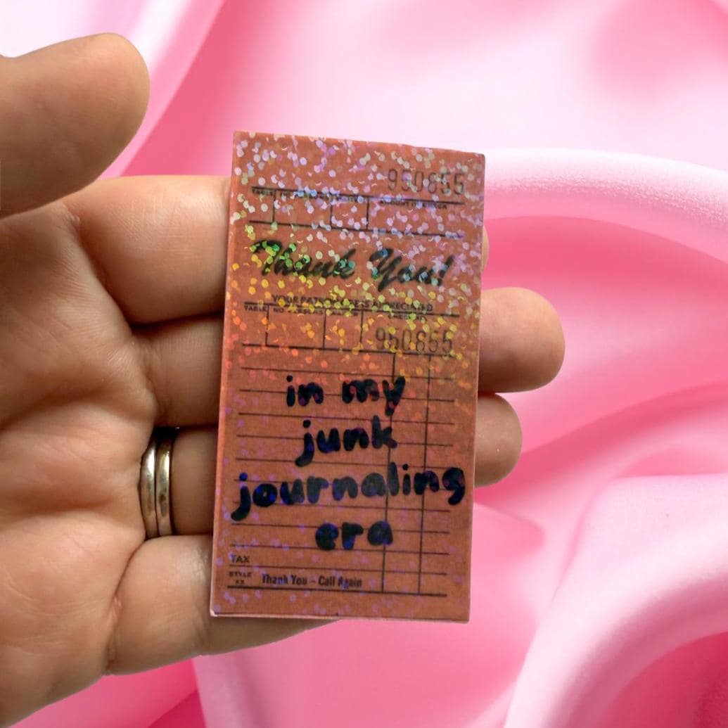 Junk Journaling Era Die Cut Sticker