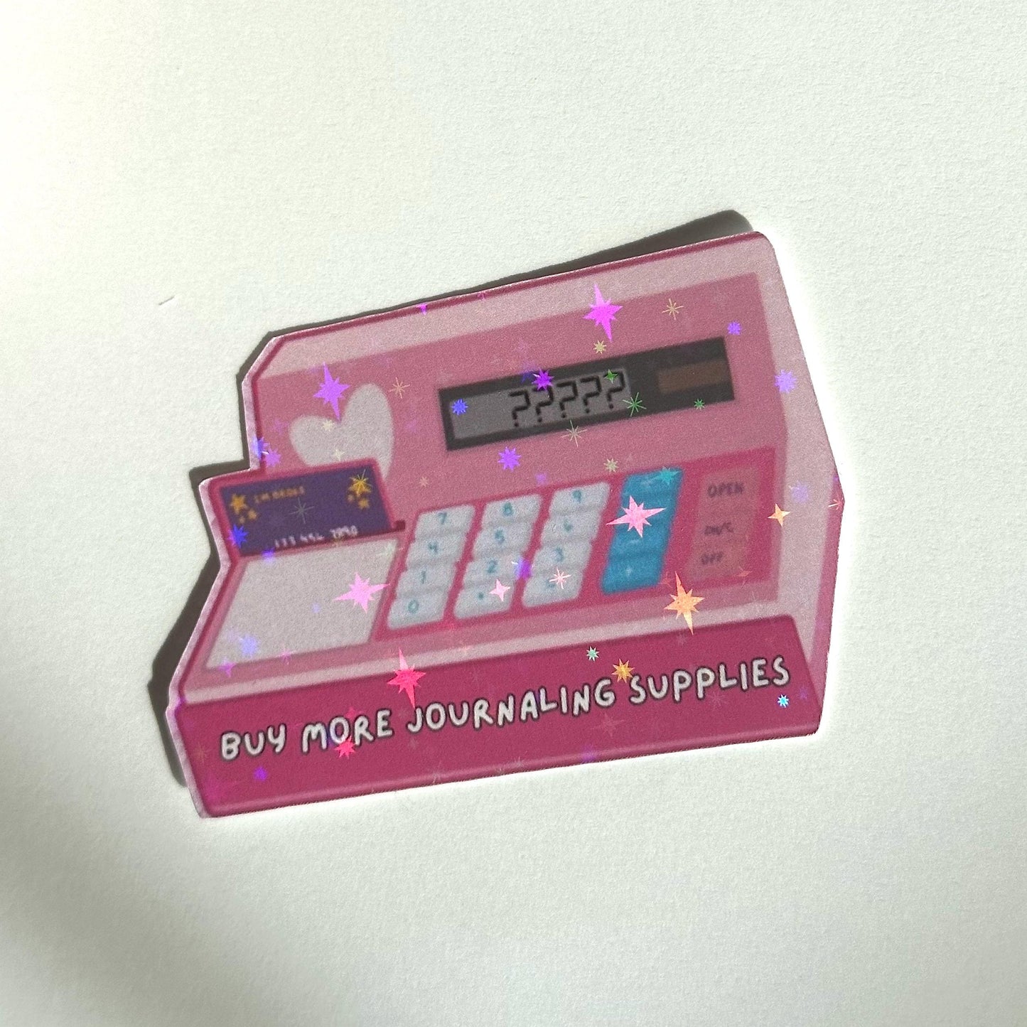 Buy More Journaling Supplies Die Cut Sticker