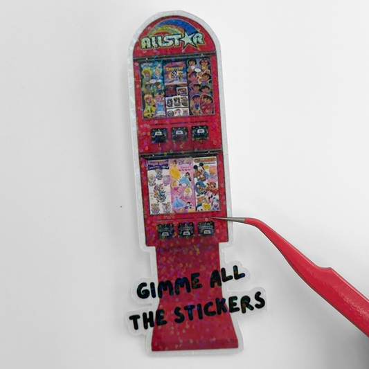 Gimme All The Stickers Die Cut Sticker