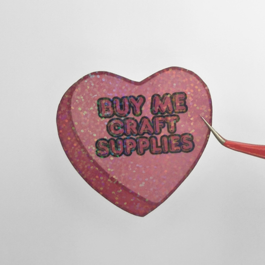 Buy Me Craft Supplies Die Cut Sticker