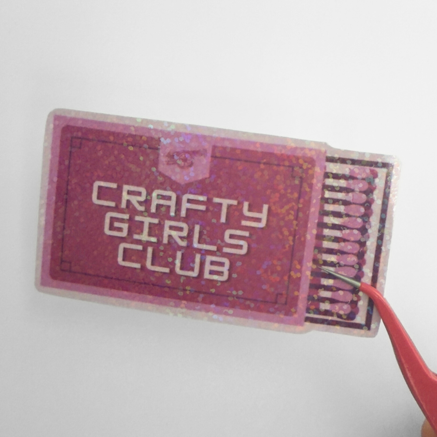 Crafty Girls Club Die Cut Sticker