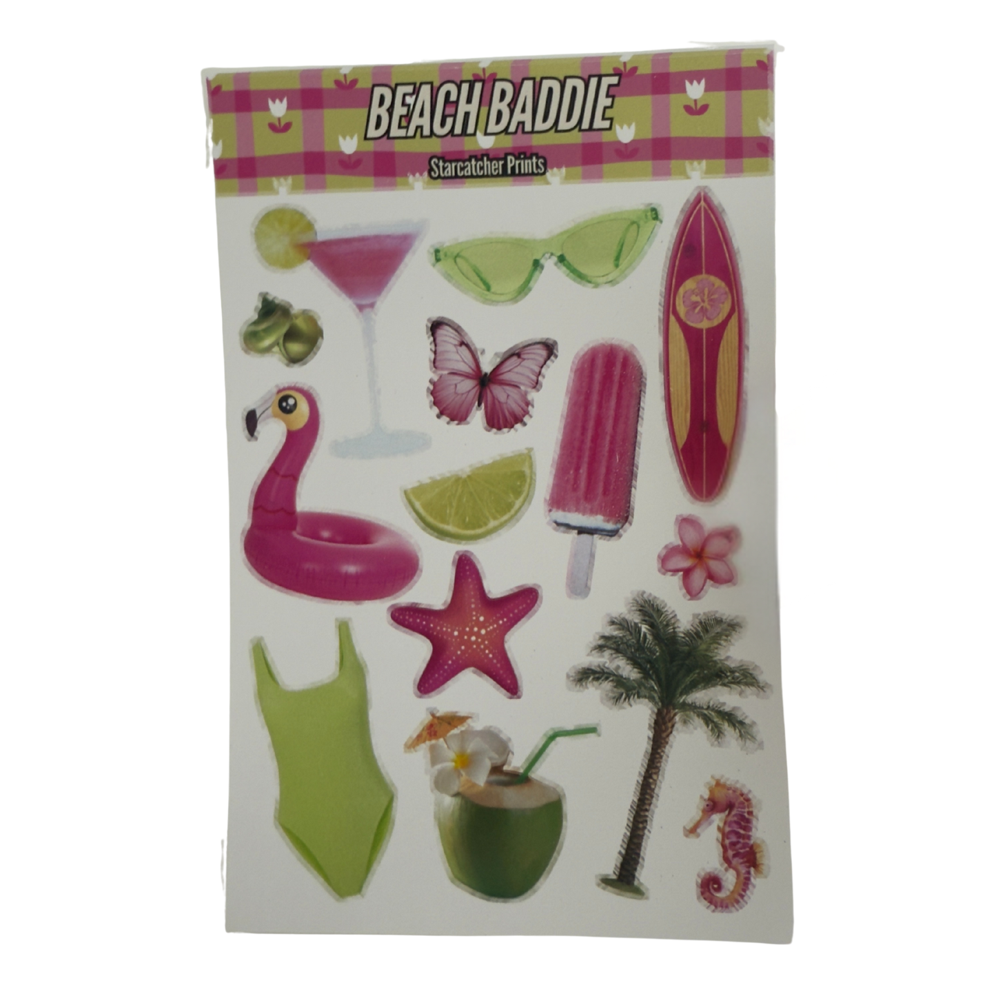 Beach Baddie Sticker Sheet