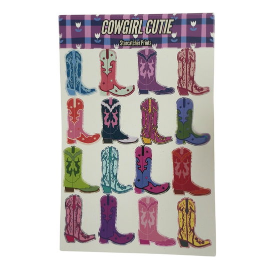 Cowgirl Cutie Sticker Sheet