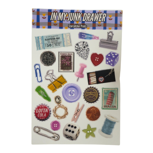 In My Junk Drawer Sticker Sheet