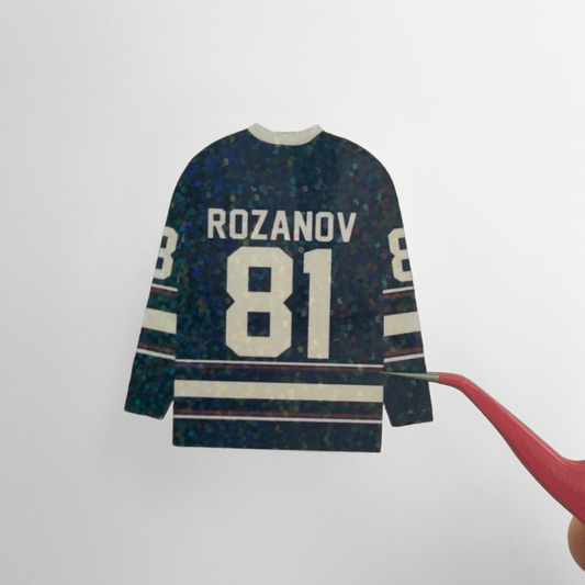 Rozanov Jersey Die Cut Sticker