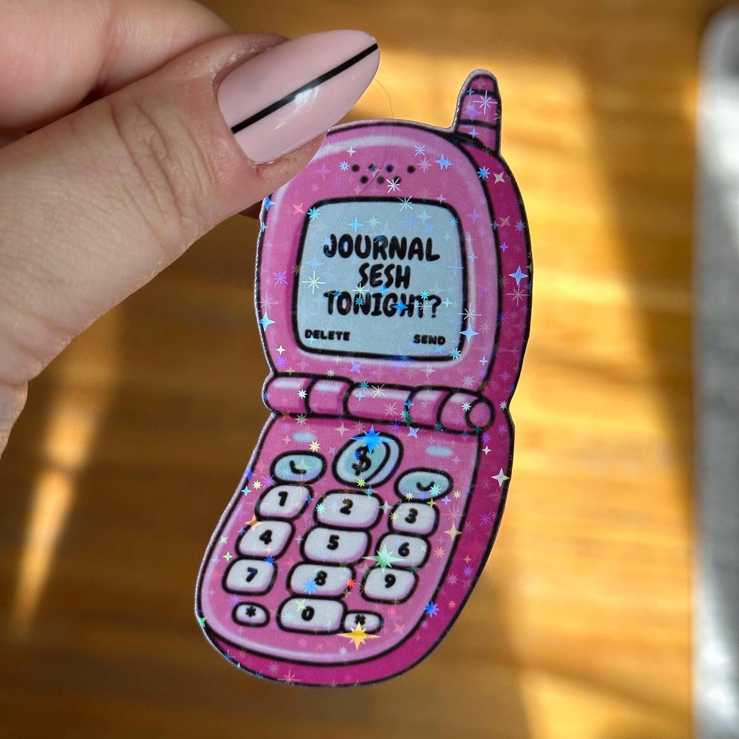 Journaling Sesh Tonight? Die Cut Sticker