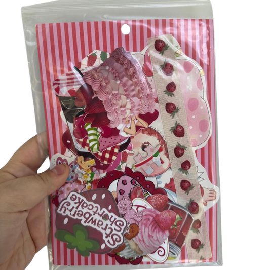 Strawberry Dreams Junk Journal Kit