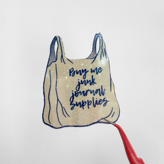 Buy Me Junk Journal Supplies Die Cut Sticker