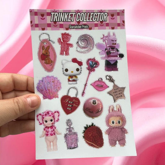 Trinket Collector Sticker Sheet