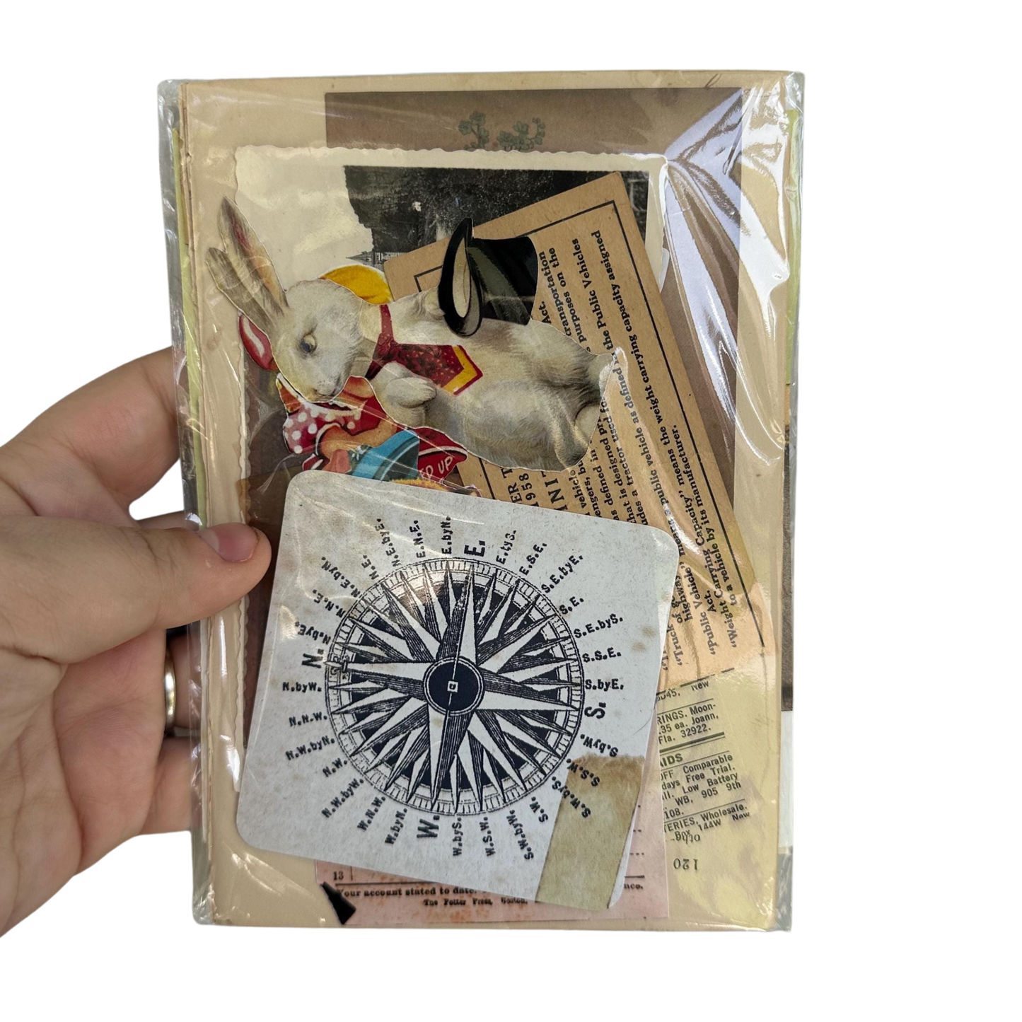 Vintage Junk Journal Kit, Journaling Pack