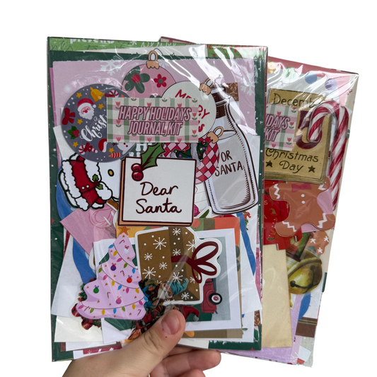 Happy Holidays Junk Journal Kit