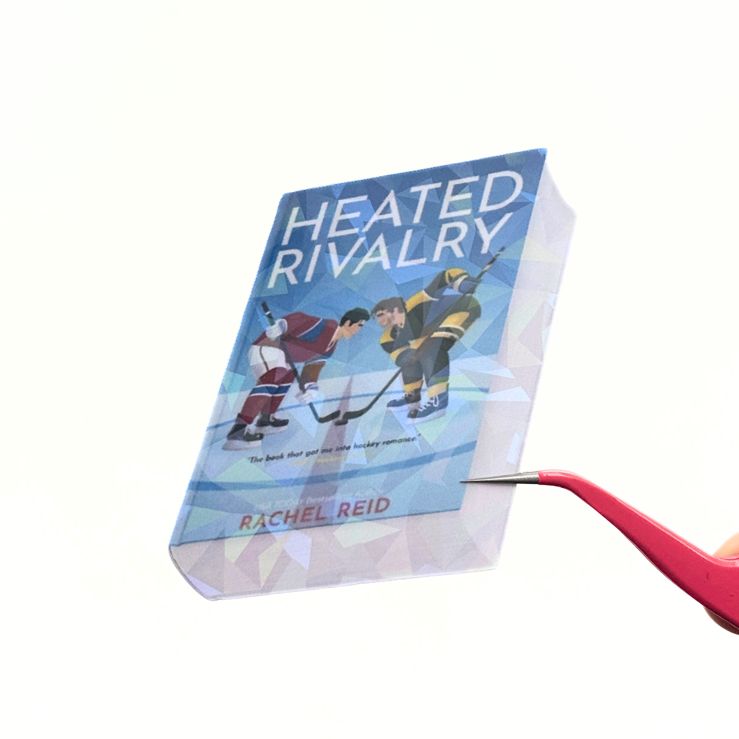 Currently Reading Heated Rivalry Die Cut Sticker