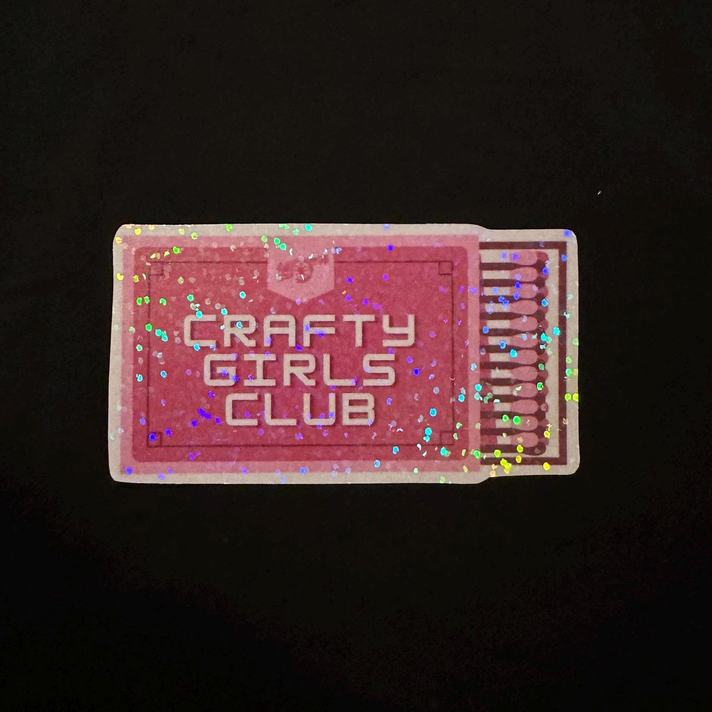 Crafty Girls Club Die Cut Sticker