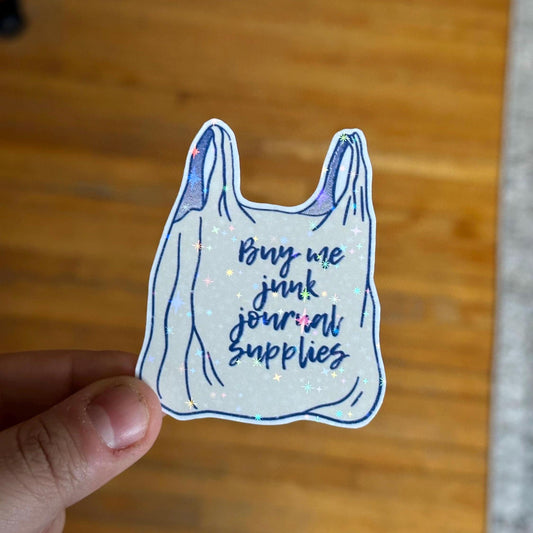 Buy Me Junk Journal Supplies Die Cut Sticker