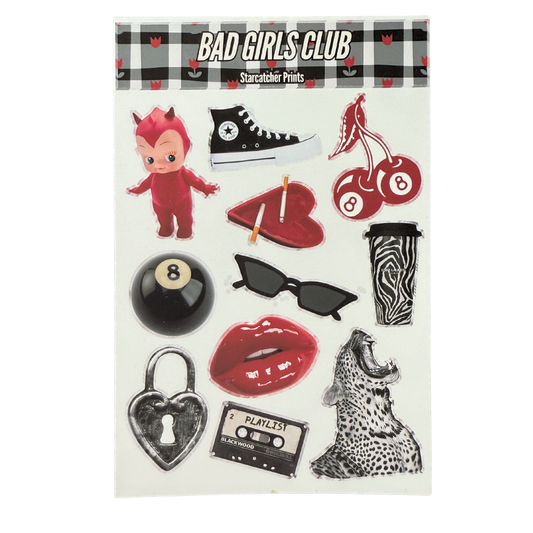 Bad Girls Club Sticker Sheet