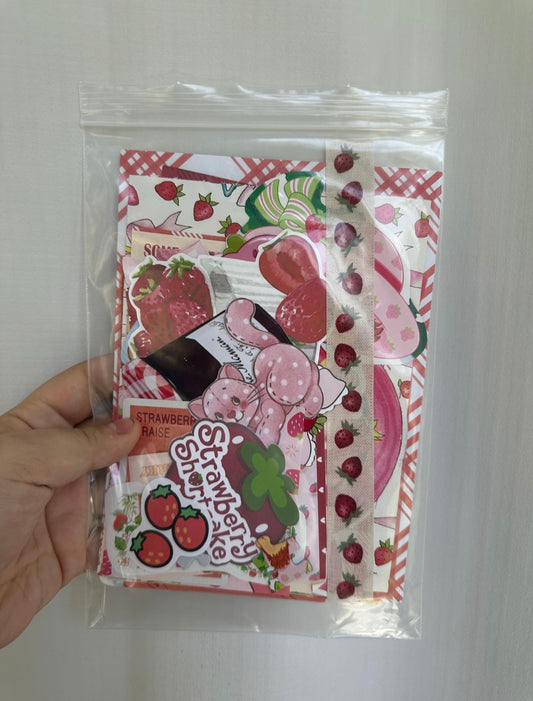 Strawberry Dreams Junk Journal Kit