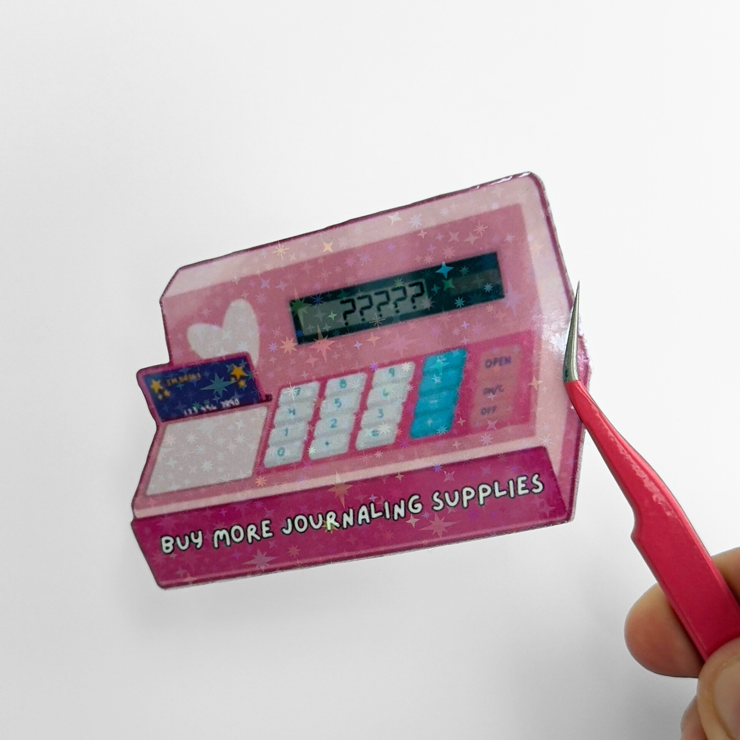 Buy More Journaling Supplies Die Cut Sticker