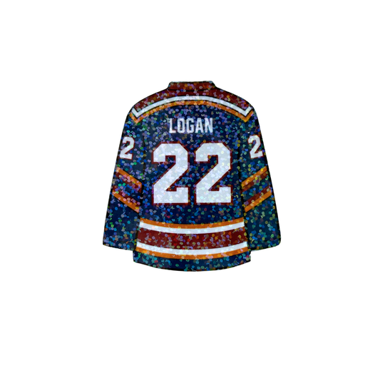 Logan Jersey Die Cut Sticker
