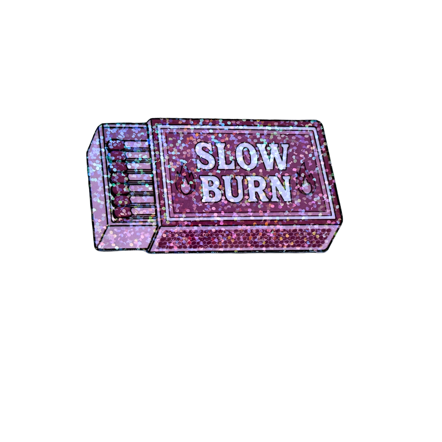 Slow Burn Die Cut Sticker