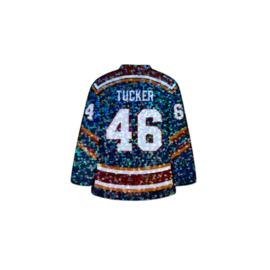 Tucker Jersey Die Cut Sticker