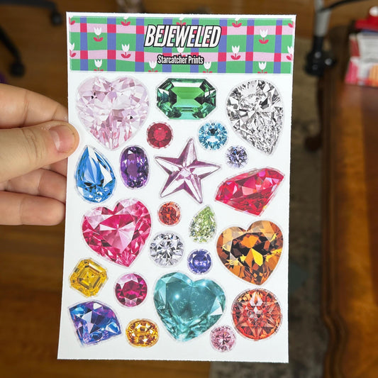 Bejeweled Sticker Sheet
