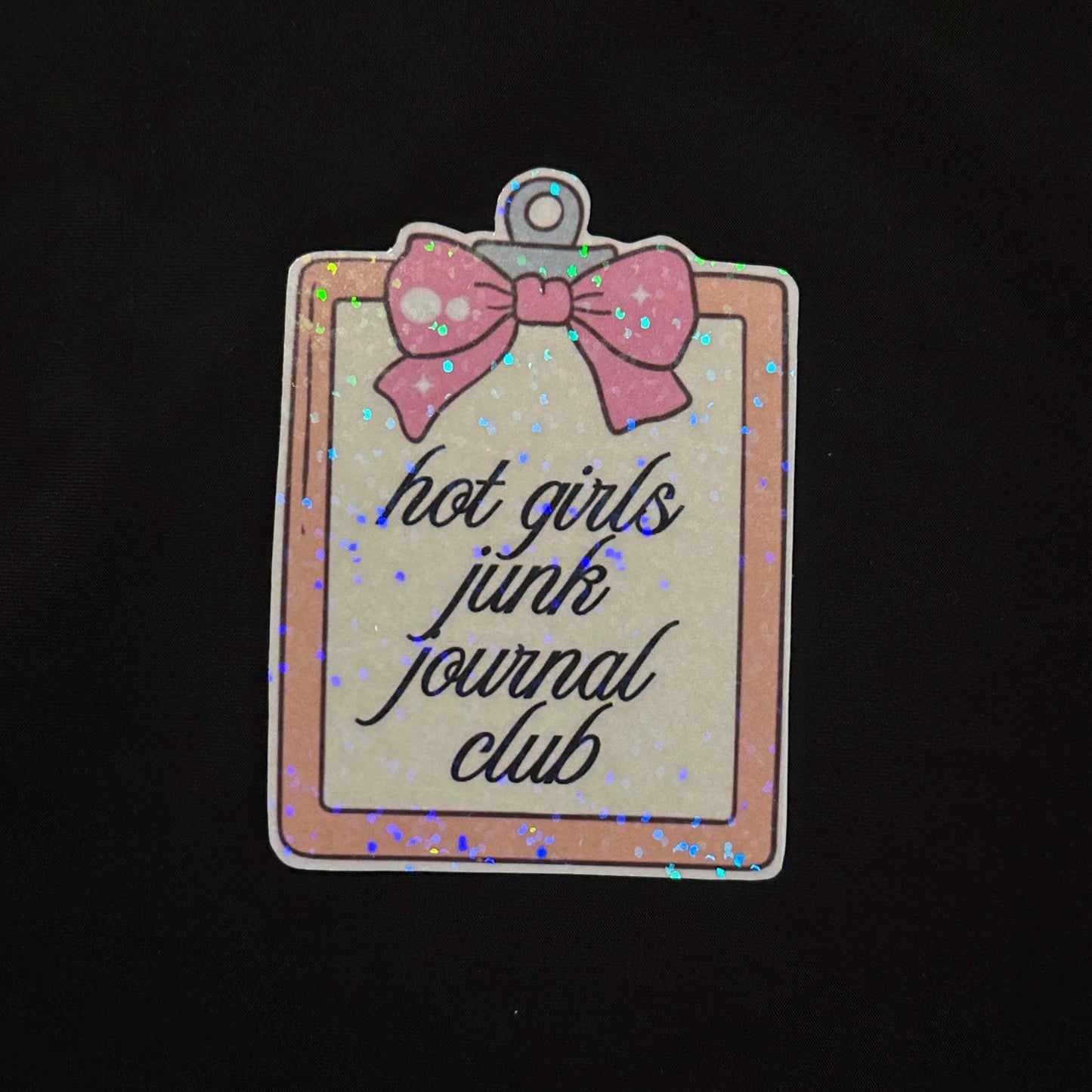 Hot Girls Junk Journal Club Die Cut Sticker